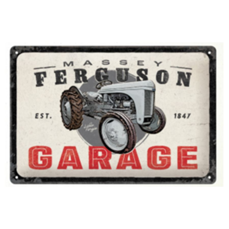 Massey Ferguson TEA 20 – Vintage Garage Metal Plate