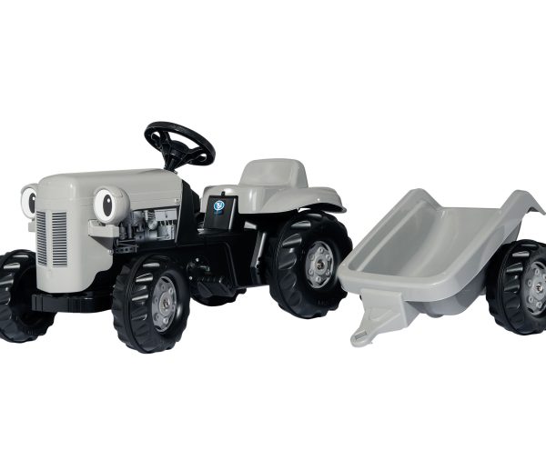 MF Little Grey Fergie – Ride-On Tractor with Trailer