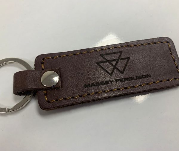 Leather Key Ring - Massey Ferguson