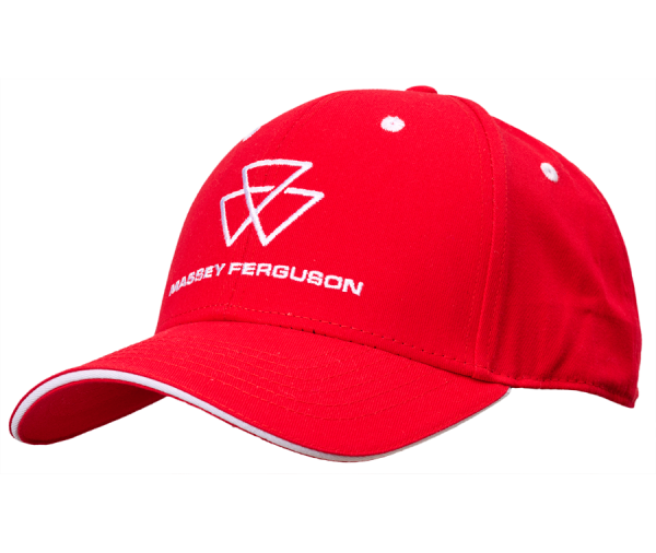 Massey Ferguson Red Cap - White logo