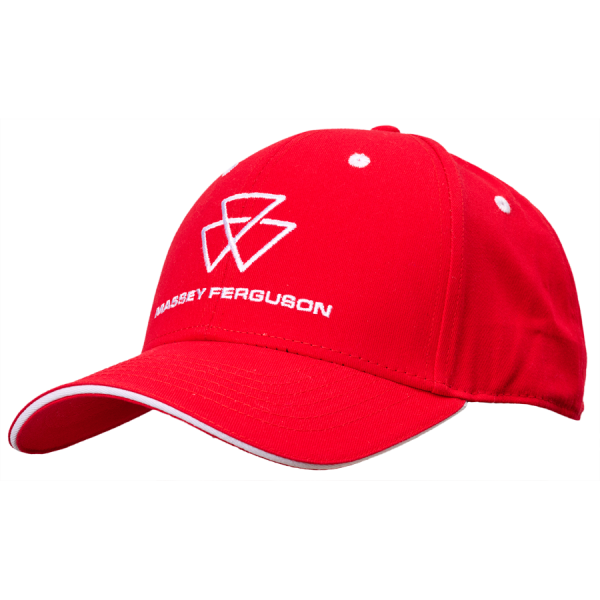 Massey Ferguson Red Cap - White logo
