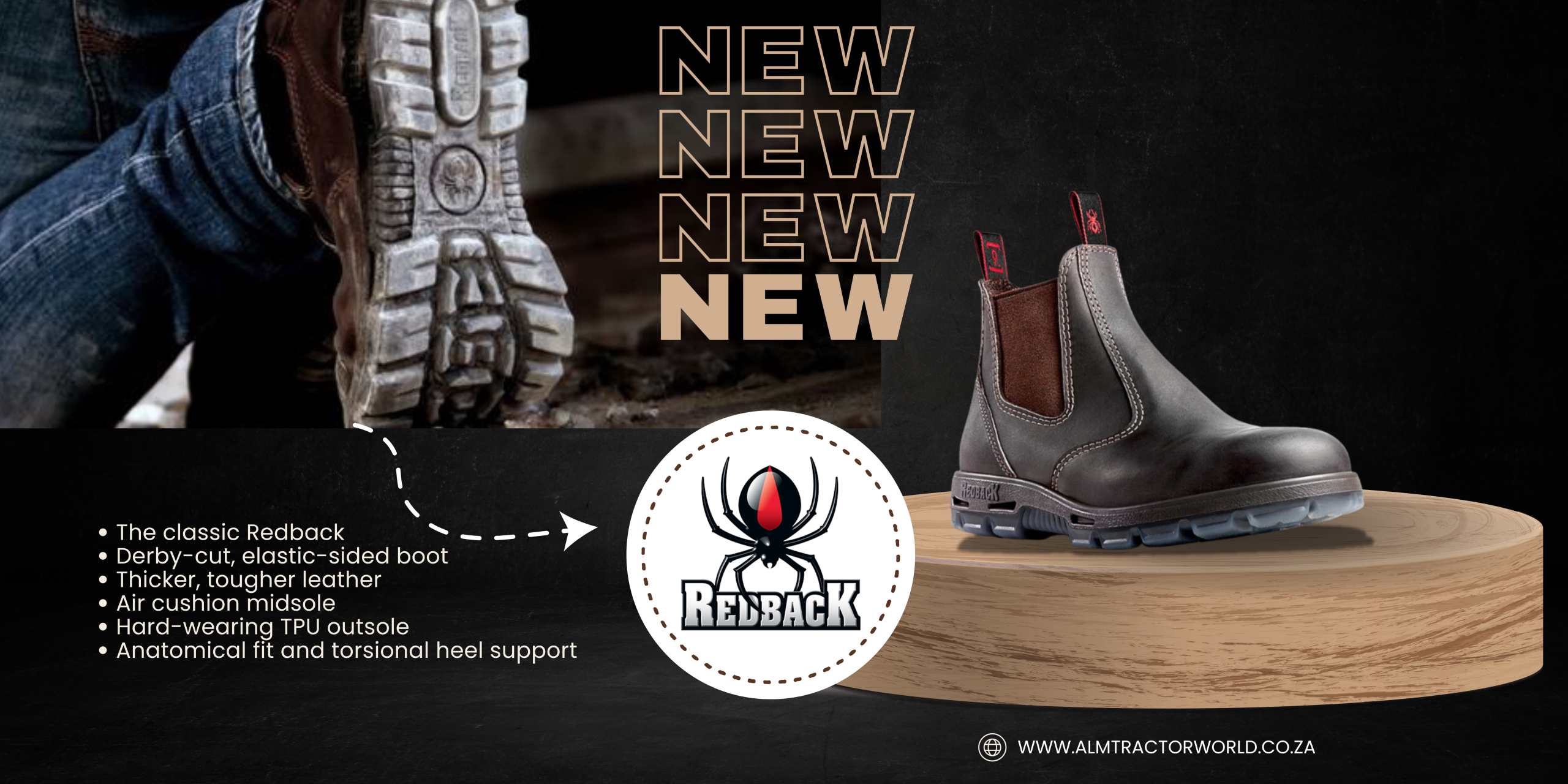 Product Description This elastic sided boot is part of Redback’s Bobcat - Soft Toe range. This style is a popular all-round work boot. Product Information Double stitch construction Water-resistant Comfortable